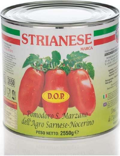 Tomate San Marzano dell'Agro Sarnese Nocerino - 2500g x 6 leche