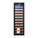 EVEN 38 Flasche freistehender Weinkühler, Weinkühler und Kühlschrank, freistehender Getränkekühlschrank mit digitaler Tür