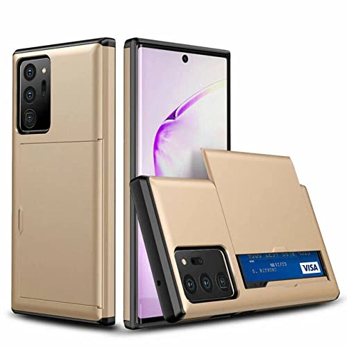 Étui portefeuille pour Samsung S20 résistant aux chutes avec coque porte-cartes intégrée
