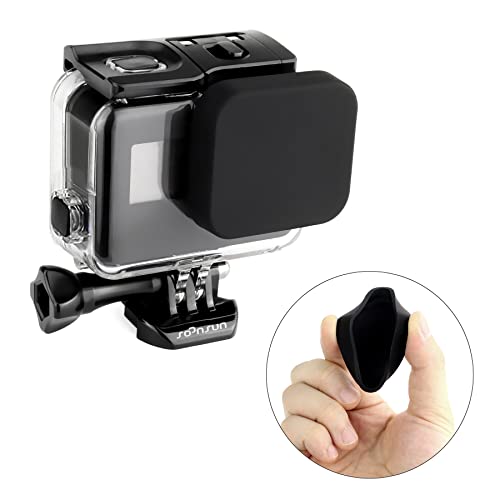 SOONSUN Waterproof Case for GoPro Hero 7/6/5 Black and Hero (2018) – 147ft/45m Underwater Housing Dive Case for Scuba Diving, Snorkeling, Surfing & Deep-Sea Adventures