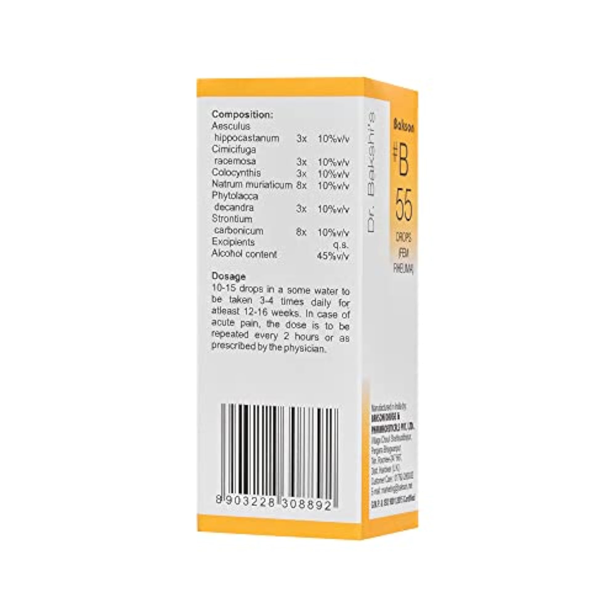Fem Rheuma Homeopathy Drops, 30 ml