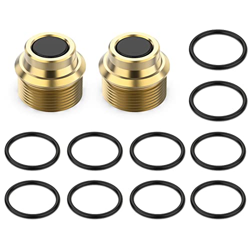 VOTATU Rubber Back Caps for LC-9 9mm Laser Training Cartridge, 2 Rubber Snap Caps with 10 O-Rings for Replacement