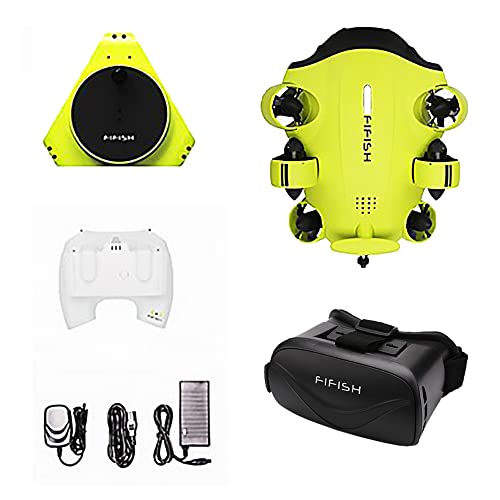 Qysea Fifish V6 Remote Control Underwater Drone With 4K Uhd Waterproof Camera, Fishing Drone With Vr Head Tracking, Rov Robot Dive To 330Ft, Omni-Directional Movement #TOP6