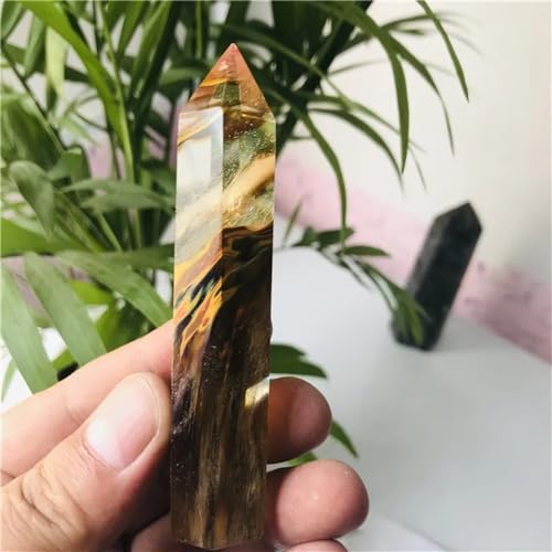 Cristal hexagonal pour rompre la monotonie d'une étagère avec 2 pointes - 3