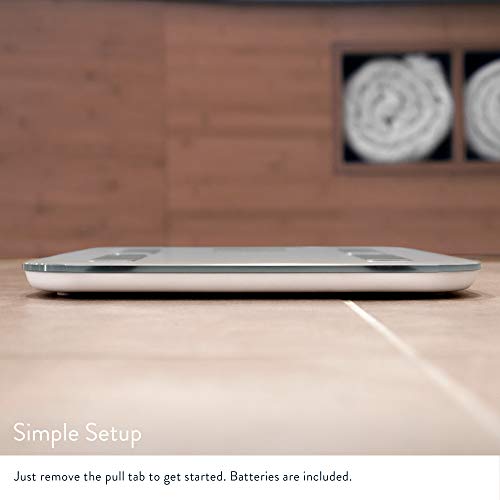 Body Fat Scale By Greater Goods, Accurate Digital Weight & Health Metrics, Body Composition & Weight Measurements, Glass Top, With Large Backlit Display (Silver) #TOP4