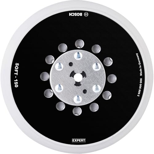 Bosch EXPERT plateau ponçage 150mm souple M8 pour éliminer les rayures sans effort