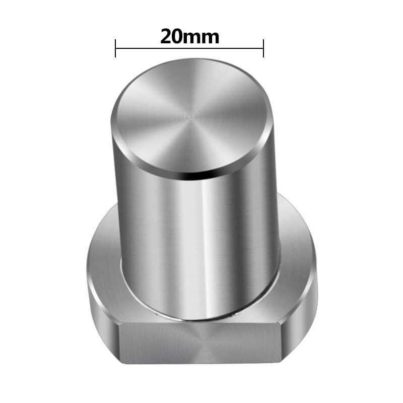 4 Chiens D'arrêt D'établi En Acier Inoxydable - Diamètre 19mm, Argent | Pour Fraisage, Coupe, Meulage, Travail Du Bois