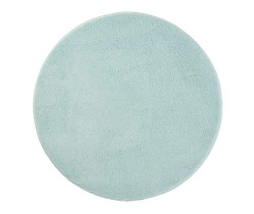 Preisvergleich Produktbild Kleine Wolke Badteppich Relax, Salbeigrün, 100 cm rund