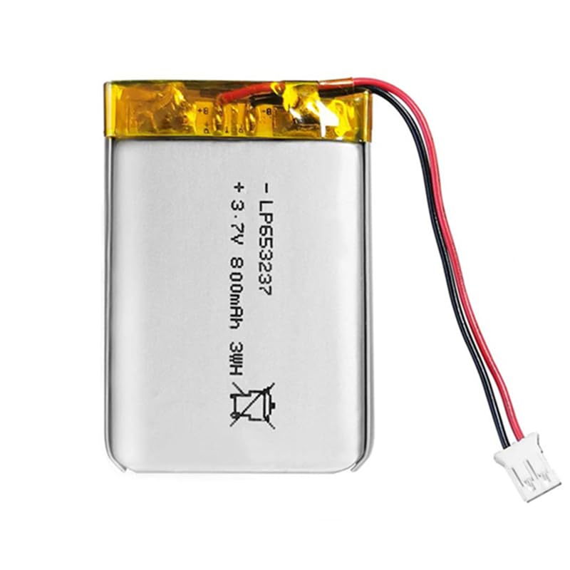 653237 800mAh 3.7v batteria ricaricabile per MP3 GPS Speaker