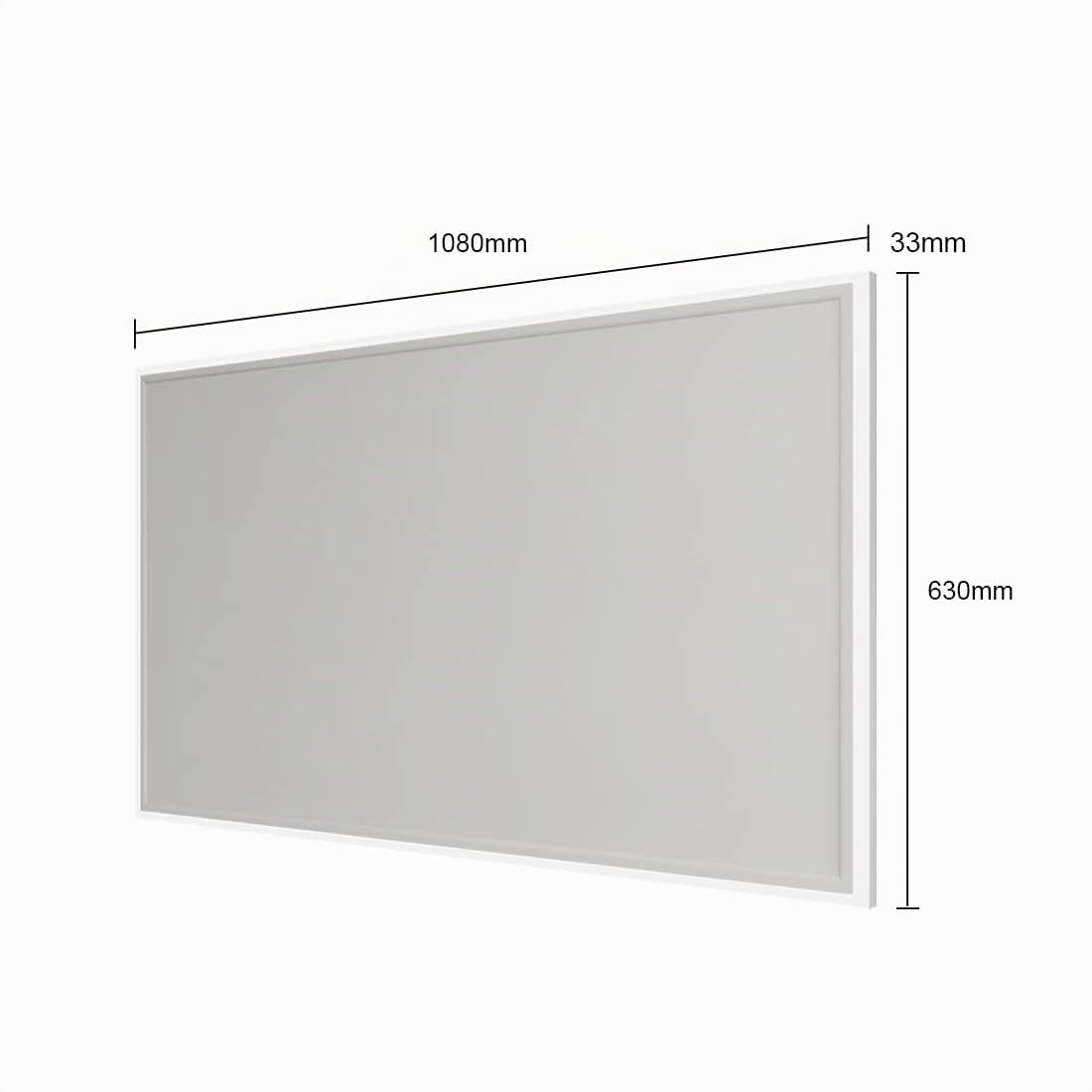 Calefacción por infrarrojos con termostato, calefacción de techo de 700 W, iluminación LED, luz blanca fría/cálida, brillo ajustable, calefacción por infrarrojos
