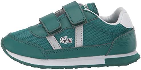 Lacoste Unisex-Baby Partner 120 1 SUI Sneaker, Green/White, 6 Medium US Toddler | Image 7