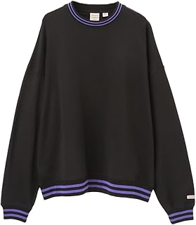 [グッドウェア] 裏毛トレーナー M L XL 5色展開 ビッグシルエット ゆったり カラバリ豊富 リブライン クルーネック プルオーバー スウェット トップス メンズ