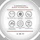 WINMAU Darts Blade 6 Triple Core Carbon Professional PDC Steel Tip Dartscheibe with Official Tournament Specifications | Endorsed by The PDC