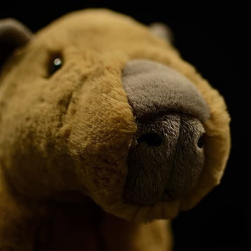 Simulated Capybara Plush Toy, Brown Realistic Crawling Wild Rodent 12 Inch Plush Toy Cute Cartoon Soft Plush Stuffed Toy For Kids Birthday Gifts Educational Collectible Souvenir Home Decor Toys #TOP5