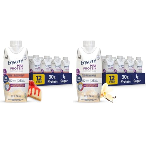 Ensure Max Protein Nutrition Shake with 30g Protein, 1g Sugar,