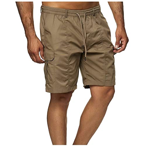 Zydvens Mens Athletic Shorts, Cargo Shorts, Basketball Shorts Men, Mens Jean Shorts, Mens Short Shorts, Mens Sweat Shorts, Men's Gym Shorts, Tall Shorts For Men, Men Gym Short,Light Brown,Large #TOP18