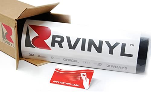 3M 2080 M10 Vinyl Car Wrap Film Sheet Roll with Air Release Technology - 5ft x 1ft with Application Card, Matte White
