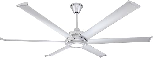 Miniatura 9 de Big Ass Fans Ventilador de techo Mammoth de 72" para exteriores con luz LED – Acabado negro – Ventilador de techo inteligente con Wi-Fi, control