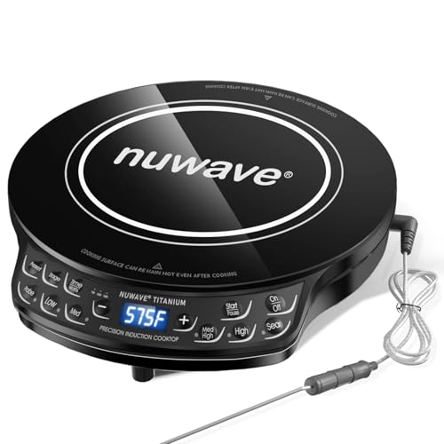 Comparison: Best Hotplate For Cooking 4 Nuwave Induction Cooktop, Improved Hot Plate with Digital Probe , 106 Temps 100°F-575°F, 3 Watt Settings, Portable Induction Burners for Cooking