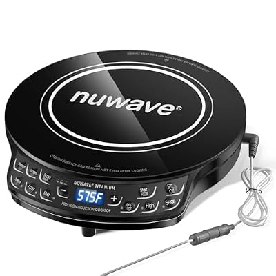 Nuwave Induction Cooktop, Improved Hot Plate with Digital Probe