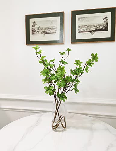 Heleze Artificial Greenery Stems Faux Branches With Leaves For Vase Fake Plants For Home Decor Indoor 26.3 Inch 3 Pcs #TOP6