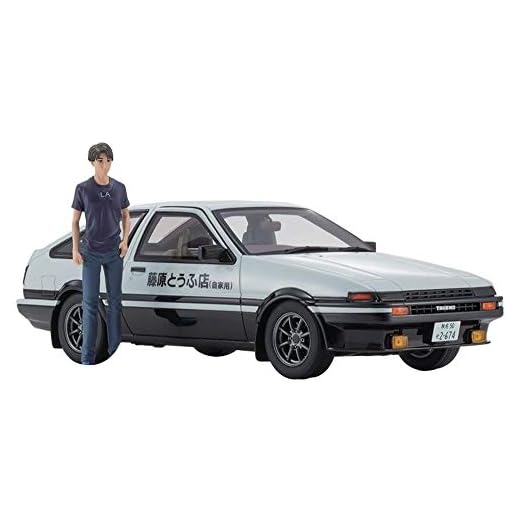 Kyosho Originales 1/18 Evangelion Initial D Toyota Sprinter Trueno AE86 Fujiwara Takumi con Figuras de Producto Terminado