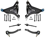 6 Piece Suspension Kit for Volvo 850, S70, and V70 Vehicles w/Control Arms and Tie Rods