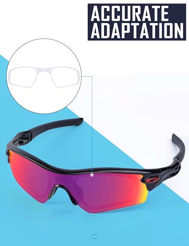 SAUCER Adaptador óptico de inserção Rx para óculos de sol Oakley Radar Series - Transparente