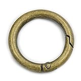 5 PCS 25 mm Trigger Spring Gate 2,5 cm Schnalle Snap Clip Schlüsselanhänger offener O Ring Gurtband Träger Tasche