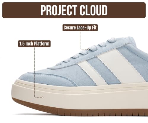 Image of Project Cloud Platform Sneakers for Women - Lightweight Memory Foam Insole Womens Sneakers - Non-Slip Fashion Sneakers for Women Footwear - Women's Fashion Platform Shoes (Nita)