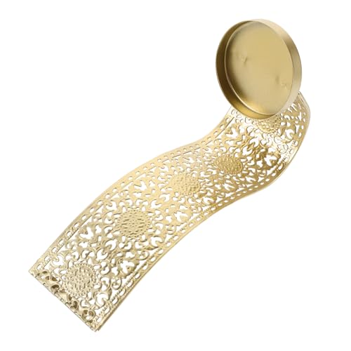 UKCOCO Portavelas de Pared Oriente de Hierro para Decoración de Salón Soporte para Velas Colgante Práctico y Elegante para Banquetes y Mediterráneos