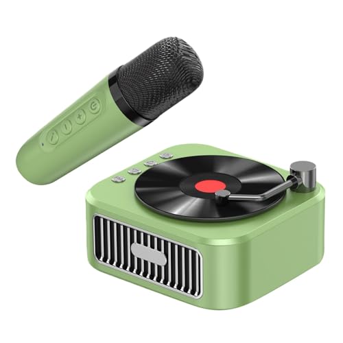 Machine de karaoké sans fil, haut-parleur de karaoké avec micro, petite machine de karaoké avec microphone | Joueur de chant portable pour la fête de fête