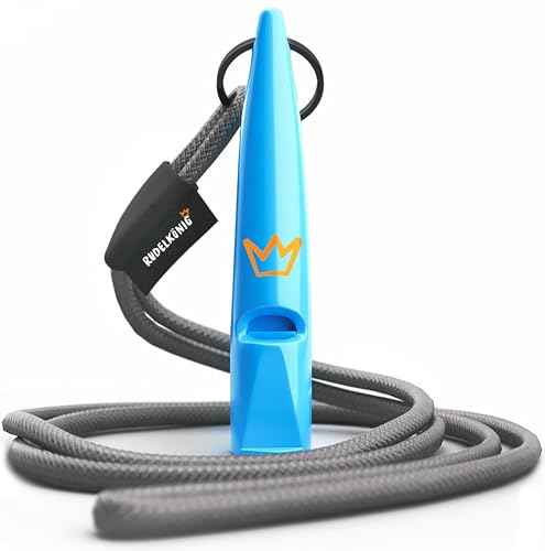 Rudelkönig Silbato para Perros Profesional - Silbato Perros de Frecuencia Normalizada - Ideal para Adiestramiento y para Callar Perros