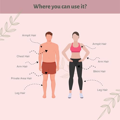 Image of Amrutam Life Natural Herbal Wax Powder For Women & Men | Full Body Hair Removal | Painless & Quick Solution For Hair Removal | Rose Flavour | No Irritation, No Skin Rashes & No Side effects - 100 gm