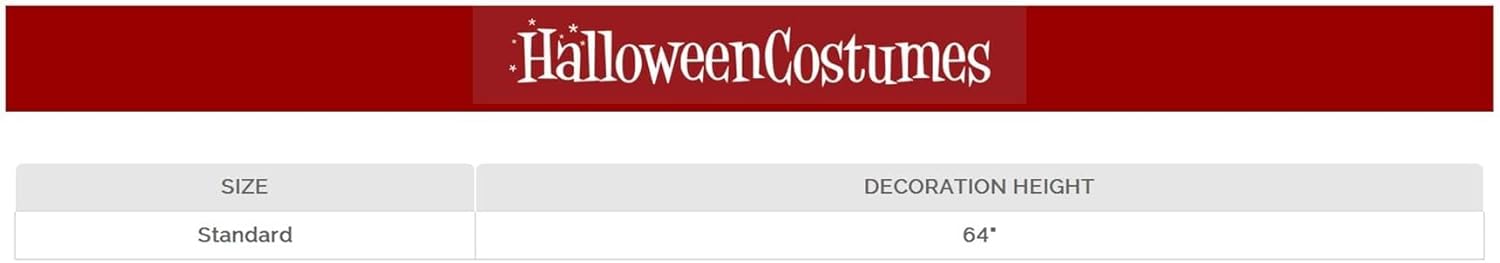 Fun Costumes Hotel Transylvania Mavis Hanging Decoration | 64 Inch Vampire Halloween Party & Haunted House, Full Size Movie Decor