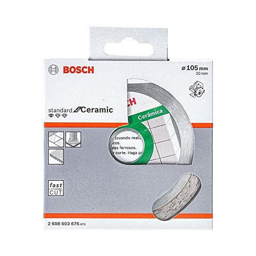 Bosch Disco diamantado liso Standard for Ceramic 105 x 20 x 10 mm