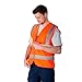 Portwest Warnschutzweste mit Reißverschluss, Größe: XL, Farbe: Orange, C375ORRXL