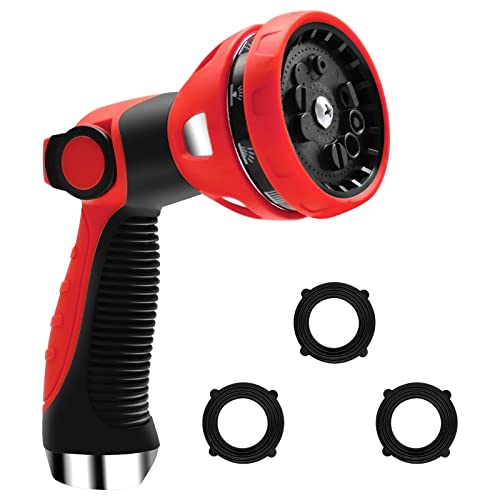 Chiree Hose Nozzle High Pressure Garden Hose Nozzle Sprayer With 10 Spraying Modes Thumb Control Water Hose Sprayer For Watering Plants And Lawn, Car Washing, Showering Pets, Cleaning, Summer Fun #TOP4