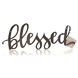 Primitives by Kathy Metal Word Sign - Blessed