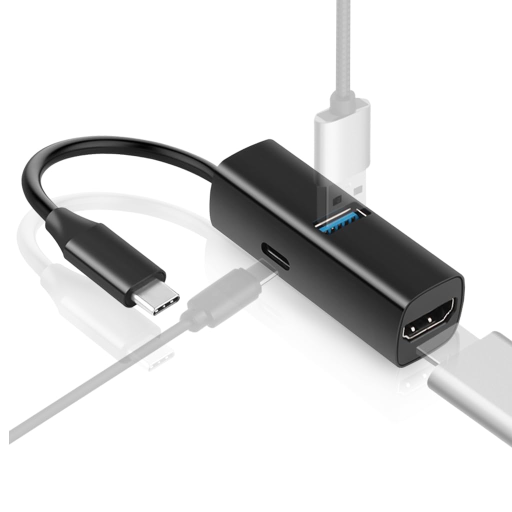 Verilux® USB C Hub 3 in 1 USB 3.0 Hub 4K HD USB C to HDMI Hub Support PD100W Charging & 5Gbps Data Transfer Universal USB C Hub for Phone, PC, Laptop, Flash Drive-image-39
