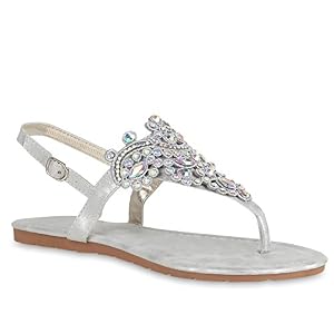 stiefelparadies Damen Sandalen Strass Lack Nieten Sommer Zehentrenner Flats Damen Keilabsatz Wedges Sommer Abend Schuhe 140487 Silber Silber 40 Flandell stiefelparadies Damen Sandalen Strass Lack Nieten Sommer Zehentrenner Flats Damen Keilabsatz Wedges Sommer Abend Schuhe 140487 Silber Silber 40 Flandell