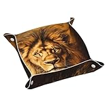 Cuir PVC de qualité : fabriqué en cuir PVC double face résistant aux rayures et imperméable, ce plateau de rangement est non seulement facile à nettoyer mais également durable, assurant que vos petits articles sont toujours protégés et organisés. Disponible en deux tailles S : 20,1 x 20,1 cm M : 24,9 x 24,9 cm