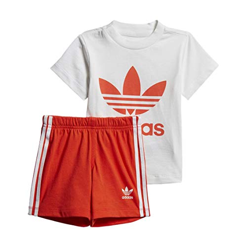 Adidas short tee set toddlers ensemble t-shirt et short en coton doux pour petits
