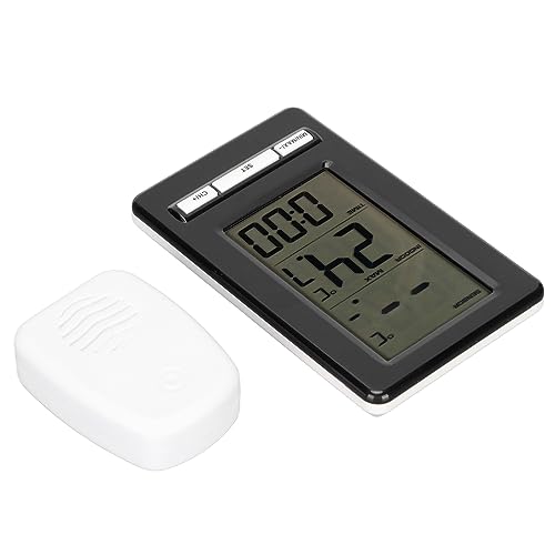 Drahtloses Elektronisches Thermometer, Wetterstationsuhr, Mini-Digitalthermometer für Moderne Pflanzengewächshäuser Babyzimmer – Bild 4
