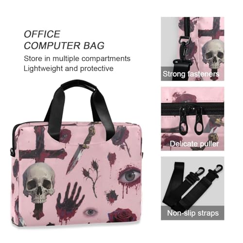 Maletín para laptop 15.6" bolso cruzado con asa miniatura 6