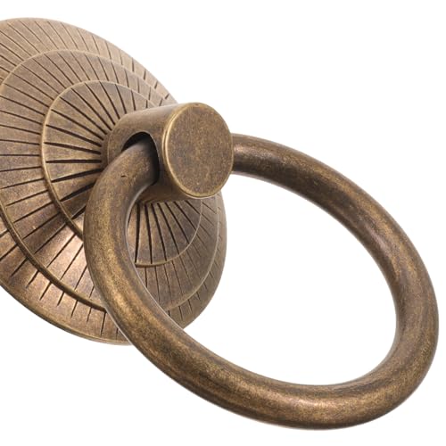 Aldaba para puertas de entrada vintage en latón dorado y diseño resistente 6