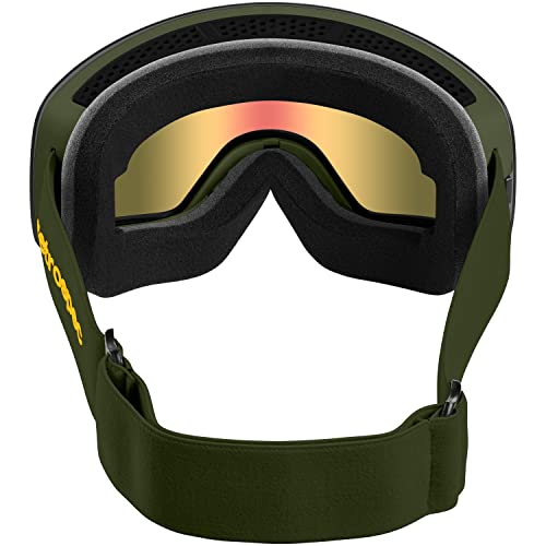 Retrospec Flume Ski & Snowboard Snow Goggles For Men And Women With Cylindrical Lens - Low-Profile Otg (Over The Glasses) Design And 100% Uv Protection For Skiing And Snowboarding #TOP4