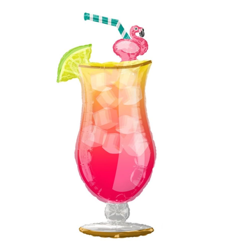 Amscan 3711501 S/Shape:Flamingletropicaldrink