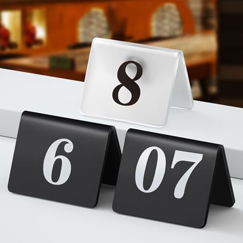 Numéros de table en acrylique pour mariage et décoration de table de banquet chic