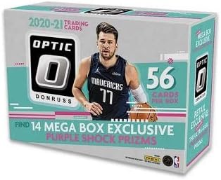 2020/21 Panini Donruss Optic Basketball Mega 56-Card Box (Purple Shock Prizms)